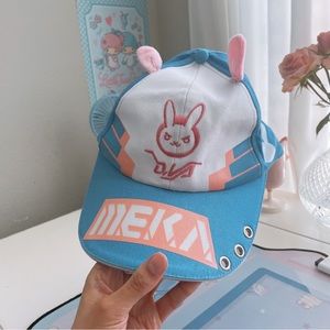 OVERWATCH D.VA Video Game Women Baseball Cap Cosplay